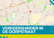 Tijdelijke verkeershinder in de Dorpstraat op 16 en 17 juli