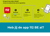 Download de App 112 BE! Snelle hulp bij noodsituaties