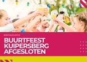Kuipersberg tijdelijk afgesloten voor buurtfeest op 8 en 9 augustus