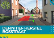 Definitief herstel wegdek Bosstraat tussen 3 en 14 augustus