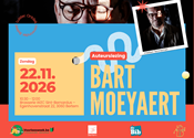 Bart Moeyaert vertelt over Bart Moeyaert. Ben jij erbij op deze gratis auteurslezing?