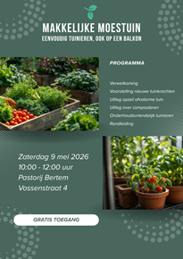 Makkelijke moestuin - Infosessie