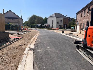 Dorpstraat ter hoogte van Blankaart