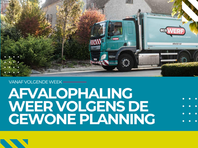 Afvalophaling weer normaal