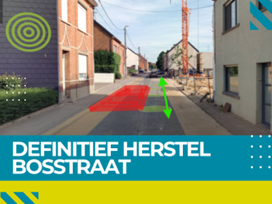 Herstel wegdek Bosstraat Bertem