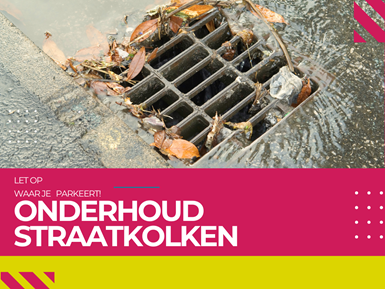 onderhoud kolken vanaf 17 augustus