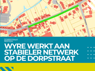 Werken Wyre dorpstraat Bertem