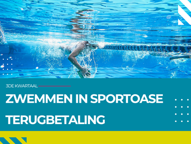 Terugbetaling zwemmen sportoase - derde kwartaal