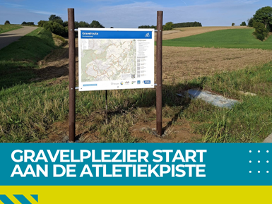 Infobord gravelroute Korbeek-Dijle
