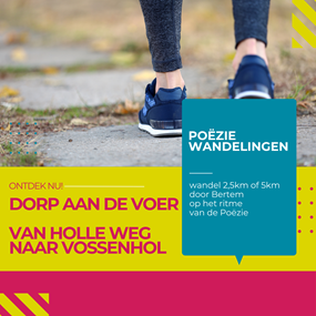 Ontdek de twee poëziewandelingen