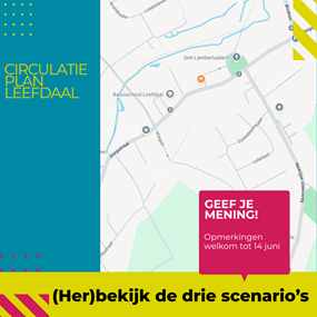 Circulatieplan Leefdaal - Drie scenario's