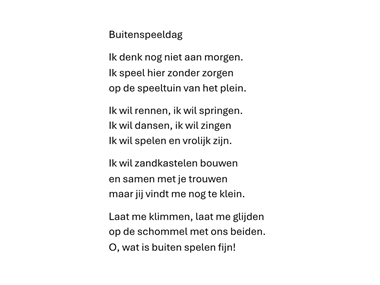 Buitenspeeldag