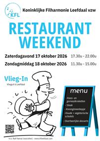 foto: Restaurantweekend Koninklijke Filharmonie Leefdaal