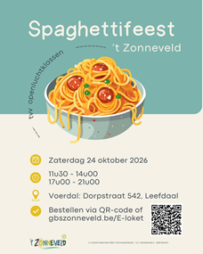 foto: Spaghettefeest GBS 't Zonneveld