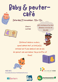 foto: Affiche baby- en peutercafé 2026